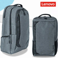Lenovo Grey Laptop Backpack Trolley Case Strap Design Waterproof Travel Large Capacity Luggage Bag with Hidden Charging Hole