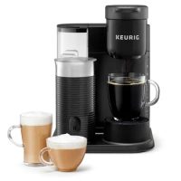 Keurig K-Café Essentials Single Serve K-Cup Pod Coffee Maker, Black cookware set non stick granite cookware set