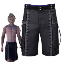 FF7 Rebirth Cloud Cosplay Beach Shorts Pant Anime Game Final Cosplay Fantasy VII Costume Disguise Men Fantasia Halloween Outfits