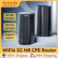 Tenda 5G Router AX1800 Wi-Fi 6 wireless modem WiFi Hotspot 5G/4G/3G Multi-Mode 2.4Ghz 5Ghz Mesh Router modem 5g wifi sim card