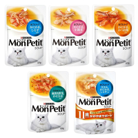 Mon Petit貓倍麗®極品湯包系列 貓餐包 40g x 24入組(購買第二件贈送寵物零食x1包)