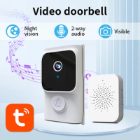 Tuya/Ulooka Smart Video WiFi Wireless Doorbell Two-way Intercom Intelligent Infrared Night Vision Wi