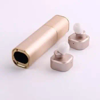 50pcs 2017 new TWS Bluetooth Earbuds True Wireless Mini Stereo sport Earphone K2 CRS 4.1 with power bank for iphone XS