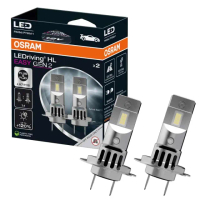 【Osram 歐司朗】LED直上型二代 H7/H18 加亮120%汽車大燈 6500K/冷白光 2入(公司貨)