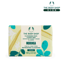 The Body Shop 辣木籽更新臉部&amp;身體潔膚皂-100G