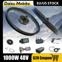 Electric Bike Conversion Kit Fat bike 48V 1000W Brushless Hub Motor Rear Drive Wheel Snow Ebike Conversion Kit Fork 170mm/190mm
