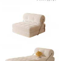 Folding Sofa Bed Living Room Dual-Use Tatami Cream Style Small Apartment Single Module Sofa