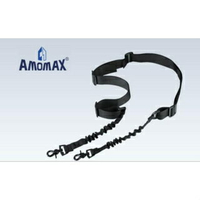 【翔準】 Amomax AM-DS02 軍規戰術背帶 雙點槍背帶 黑色 高級款 衝鋒 G36背帶扣環