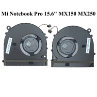 CPU GPU พัดลมระบายความร้อนสำหรับ Xiaomi Mi Notebook Pro 15.6 "MX250 MX350 181501-AD คอมพิวเตอร์ Cooler หม้อน้ำ ND55C05 ND75C07-19E14