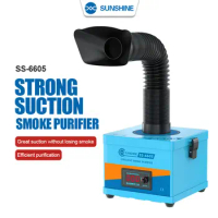 SUNSHINE SS-6605 Fume Extractor Soldering Smoke Purifier Special Smoking Absorber for Mobile Phone Welding Smoke Purifier