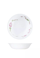 Corelle Corelle Vitrelle Glass 4 Pcs Dessert Bowls / Floral Designed Bowls / Break Resistant / Lightweight - Country Rose