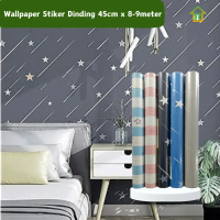 Wallpaper Dinding Stiker Kamar Anak Anak Motif Luar Angkasa Motif Bintang  | Wallpaper Stiker Dindin