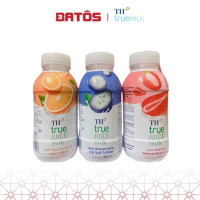 Thùng 24 chai nước Sữa trái cây TH true JUICE milk 300 ml Cam/Dâu/Chuối/Việt Quất