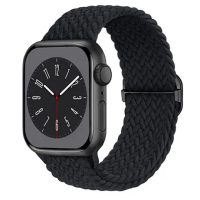 Ốp TPU cho Apple Watch Series 10 3 SE kèm Dây Đeo Bện Dễ Thương, Vòng Tay Nylon Phù Hợp Kích Thước 4