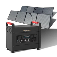 Large Capacity 1920wh 220v 230v 3kw Portable Power Station Solar Panel System for Home Generator