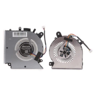 Replacement Laptop Cooling Fan 5V 4pin 4-wires Radiator for MSI GF66 GF76