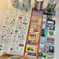 Waka Sticker Roll Versatile Character Elements Ancient Early Characters Journal Character Elements J