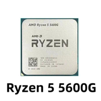 AMD Ryzen 5 5600G CPU 3.9GHz Six-Core Twelve-Thread 65W CPU Processor L3=16M 100-000000252 Socket AM4 NO FAN Accessories