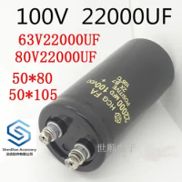 1pcs orginal new 100v 22000uf 50x105mm High Quality Electrolytic capacitor Radial 22000UF 100V