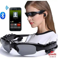 Kacamata Bluetooth Music Mp3 Earphone Headset Wireless Bluetooth