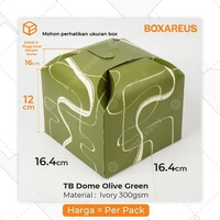 Dus Kue Kering Box Toples Cookies Packaging Hampers | TB Dome Olive