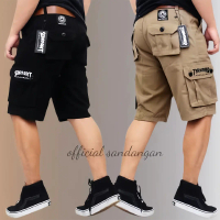 Celana Cargo Pendek Pria Cowok Size 27-38 Jumbo Big Size Dewasa Kargo Murah Katun Tebal Santai