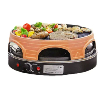 Multi-Function Electric Oven Household Smoke-Free Barbecue Plate Electric Baking Pan Barbecue Oven Korean Pizza Oven Indoor
