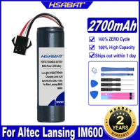HSABAT MCR18650 2700mAh Battery for Altec Lansing IM600 IMT620 IMT702 Batteries