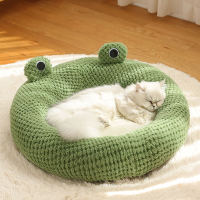 【凡太奇】Q版青蛙保暖寵物窩 平面款 寵物床 寵物墊