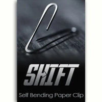Free Shipping Shift Self Bending Paperclip-as seen on tv High quanlity,Mentalism,Close Up magic props,Stage,magic tricks,gimmick