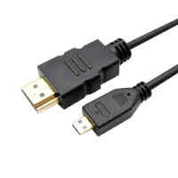 HDMI-compatible to MICRO HDMI-compatible D male for SONY ILCE-A7S II a7SII ILCE-7SM2 A9 a99ii A99II / 3D / V1.4 / 4K 3840x2160