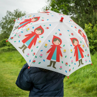 【Rex London】兒童雨傘 小紅帽(遮陽傘 晴雨傘 直傘)