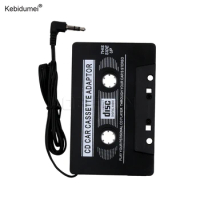 Kebidumei Car Cassette Tape Stereo Adapter Tape Converter 3.5mm Jack Plug for Phone MP3 CD Player Smart Phone