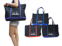 ~雪黛屋~dabaisha 購物袋托特包大容量可放A4資料夾進口防水尼龍布主袋+外袋共三層DB720