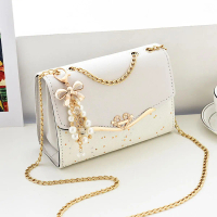 BG4 (New Upgrade)Women'S Leather Sling Bags Shoulder Bag Pendant Casual Chain Crossbody#888