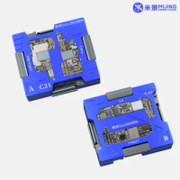 MIJING C21 4 in 1 Mainboard Test Stand Layerered Test Rack for Mobile Phone 13 Series Logicd Oard Function Test Frame