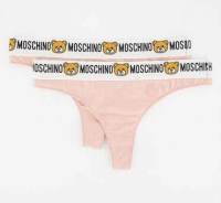 Moschino 莫斯奇諾 兩件泰迪熊標誌三角褲 2UA4762 9003 0169 尺碼2 粉色 1pc