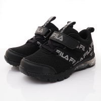 FILA頂級運動鞋-氣墊慢跑運動鞋429X黑(16-22cm中小童段)櫻桃家