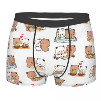 Bubu Dudu Men's Underwear Cute Cartoon Boxer Shorts Panties Sexy Soft Underpants for Male