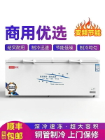 赫強大容量商用大冰柜臥式家用節能冷柜冷凍柜冷藏柜保鮮速凍柜