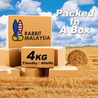 Orchard Hay| Timothy Hay| Alfalfa Hay 4KG Alfafa Hay Timoty Hay Makanan Arnab Makanan Guinea Pig Sel