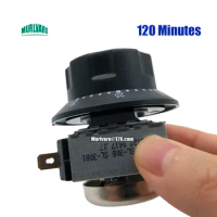 Stove Fryer Steam Oven Disinfection Cabinet Accessories D-Type Shaft 30 Minutes Timer Switch With Plastic Knob