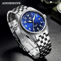 ADDIESDIVE Watch Automatic Mechanical Diver Watch C3 Luminous men's watches divers Sapphire Crystal 200m dive watch NH35