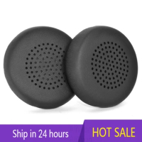 1Pair Leather Ear Pads Cushion Cover Earpads Replacement for Jabra Evolve 20 20se 30 30II 40 65 65+ Headset Gamer Cushion
