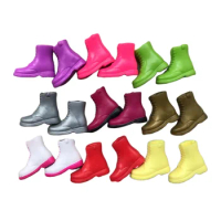 Doll Shoes High Heels Slope Heel Martin Boots Slipper Fashion Shoes for 1/6 FR/PP Doll DIY Doll Parts