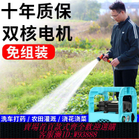 電動澆水器 12v鋰電充電抽水泵電動噴霧器家用菜園灑水器噴水澆菜打藥神器