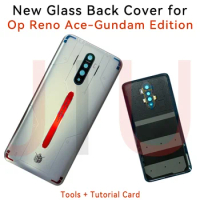 New Glass Back Cover For Oppo Reno Ace Battery Cover Rear Glass Door Housing replace For OPPO Reno ACE Back Battery Cover