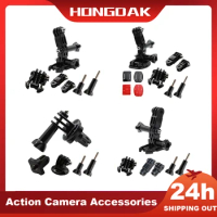 HONGDAK Basic Action Camera Accessories Quick Release Buckle Tripod Mount for GoPro Hero 10 9 8 7 6 Go Pro SJCAM Yi 4K Eken H9
