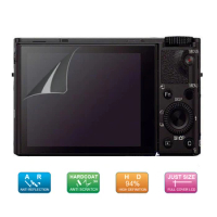 (6pcs, 3pack) LCD Guard Film Screen Display Protector for Sony RX100 II III IV V VI RX100M5 RX100M4 RX100M3 RX10M3 RX10M2 RX1RII