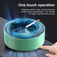 Multipurpose Ashtray with Air Purifier Function Odor Smoke Removal Ashtray Anion Automatic Purifier Ashtray Smoking Accessories